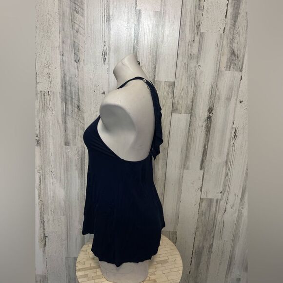 Good luck gem Blue blouse size small - Picture 3 of 5